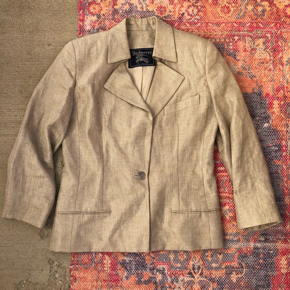 vintage burberry blazer